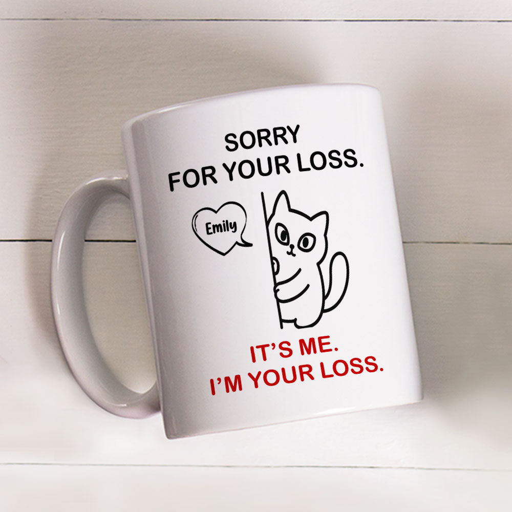 Custom Coworker, Christmas & Birthday Team Appreciation Gift • Look Who You Just Lost - Personalized Coffee Mug