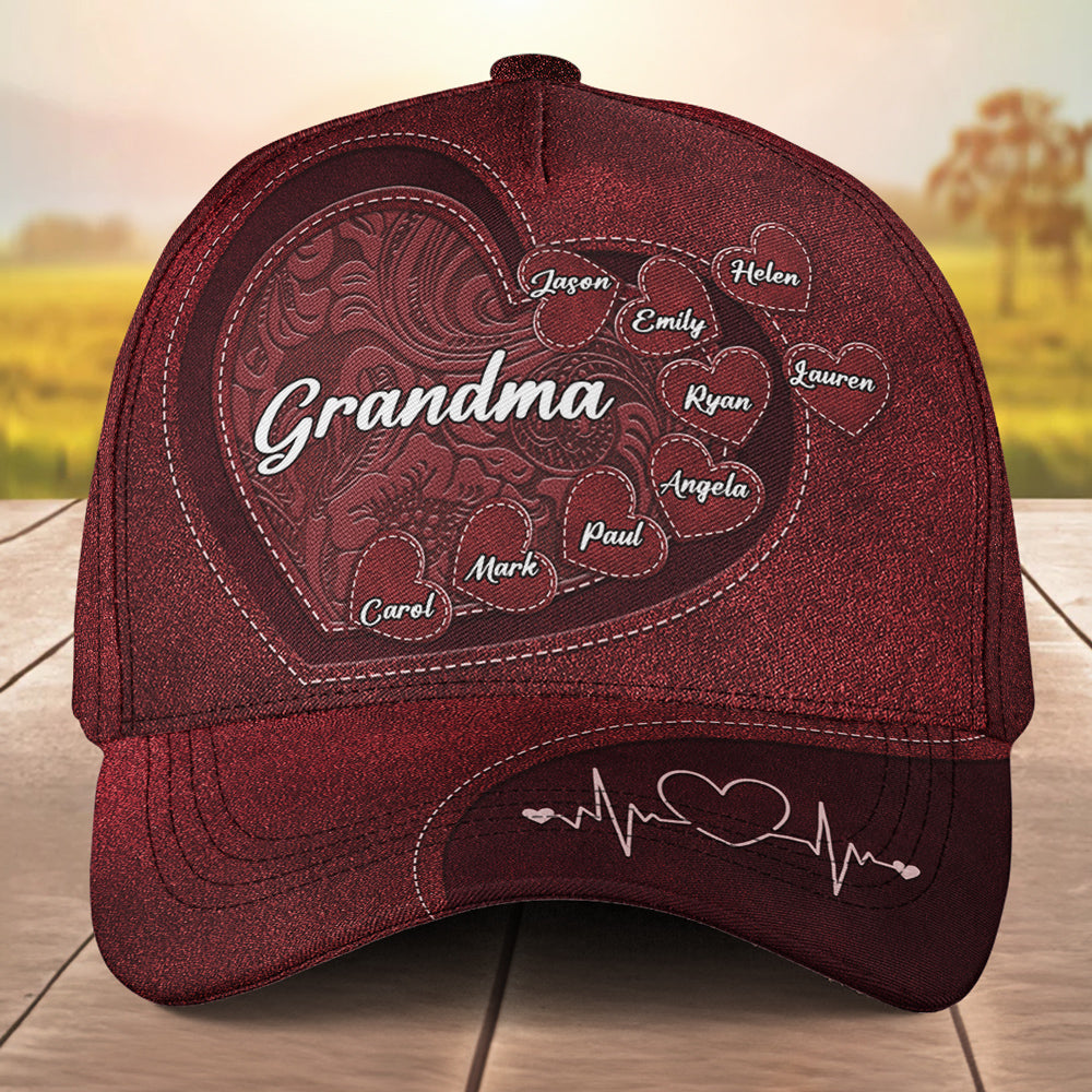 Sweethearts Of Grandma - Personalized Classic Cap
