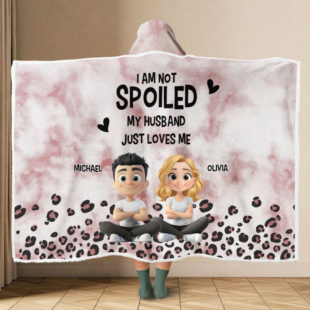 Just Loves Me - Personalized Hooded Blanket