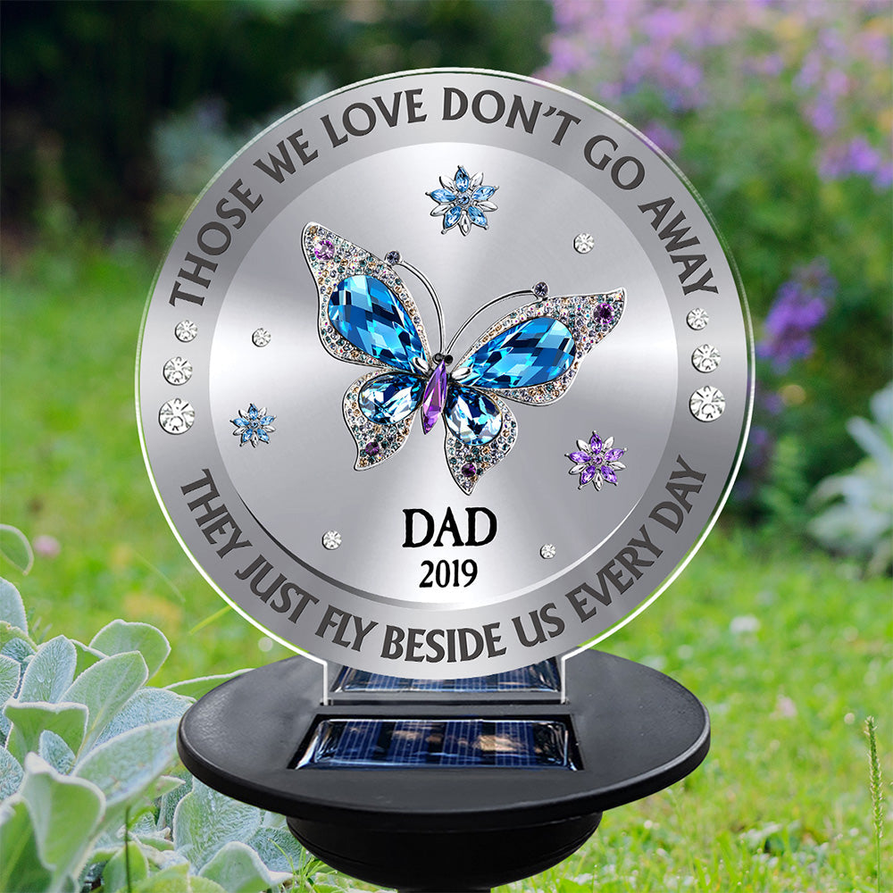 Those We Love Beside Us Every Day - Personalized Solar Light