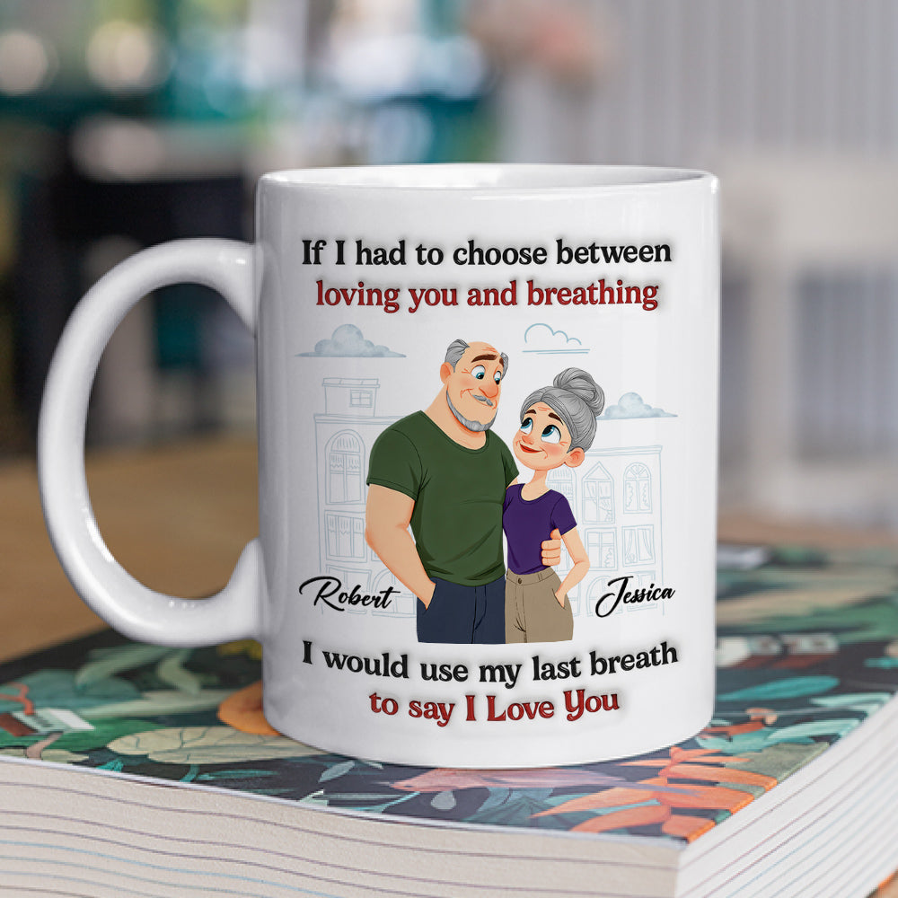 Custom Anniversary Keepsake Gifts For Couple • Love You Till The End - Personalized 3D Inflated Effect Mug