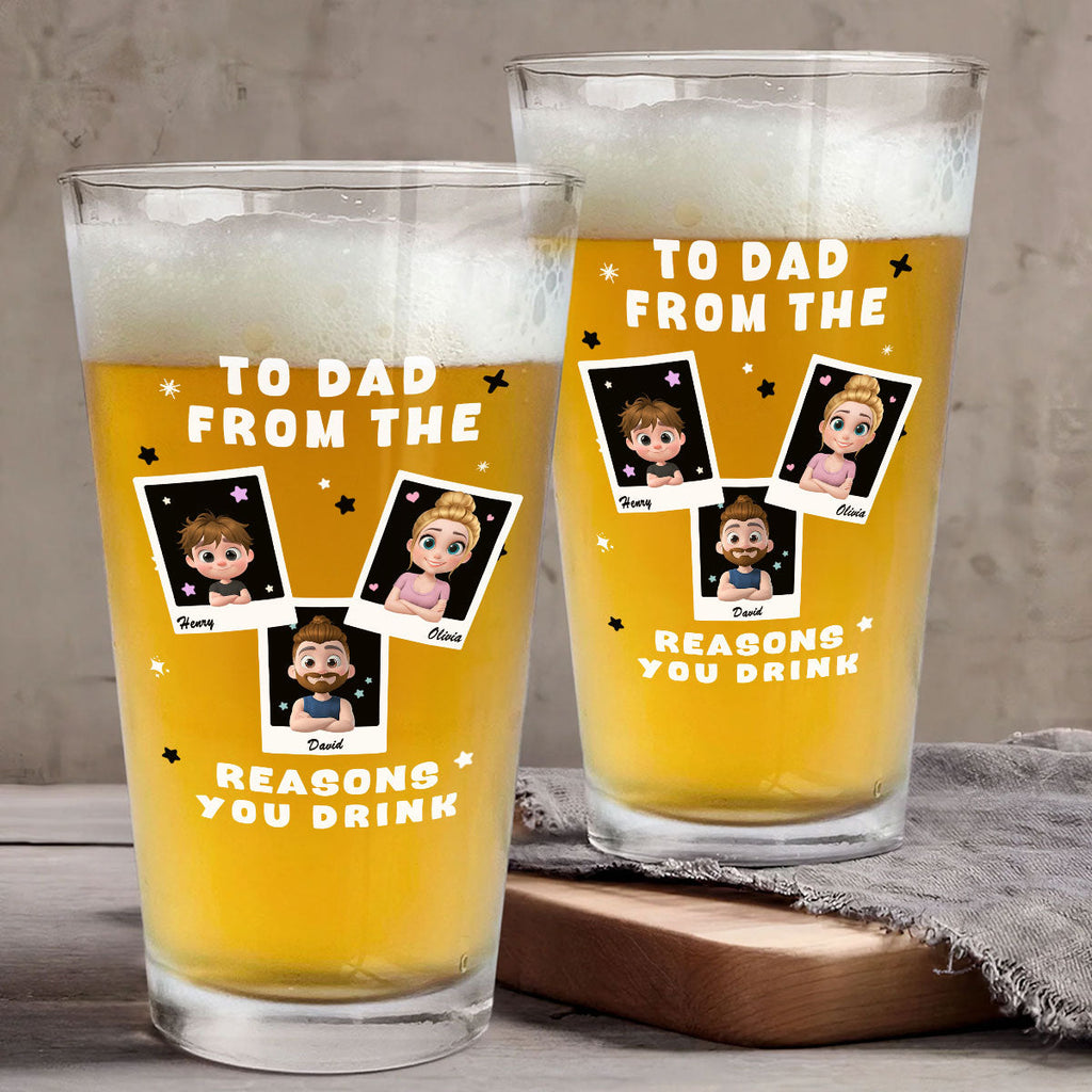 Best Daddy - Personalized Beer Glass