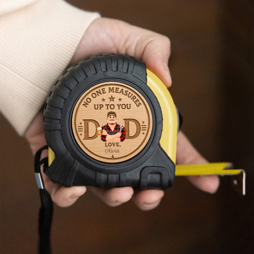 Built With Love Dad - Personalized Tape Measure