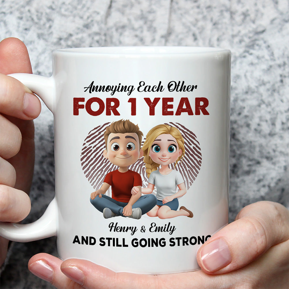 Custom Anniversary Keepsake Gifts For Couple • I Love You My Whole Life - Personalized Coffee Mug