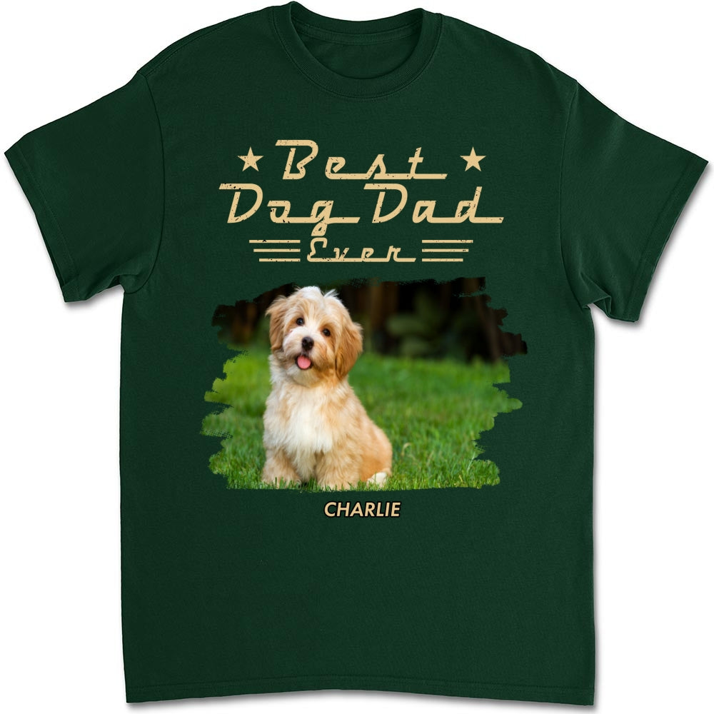 Custom Photo Christmas & Birthday Keepsake Gift • Best Classic Dog Photo - Personalized Shirt - Premium Tee