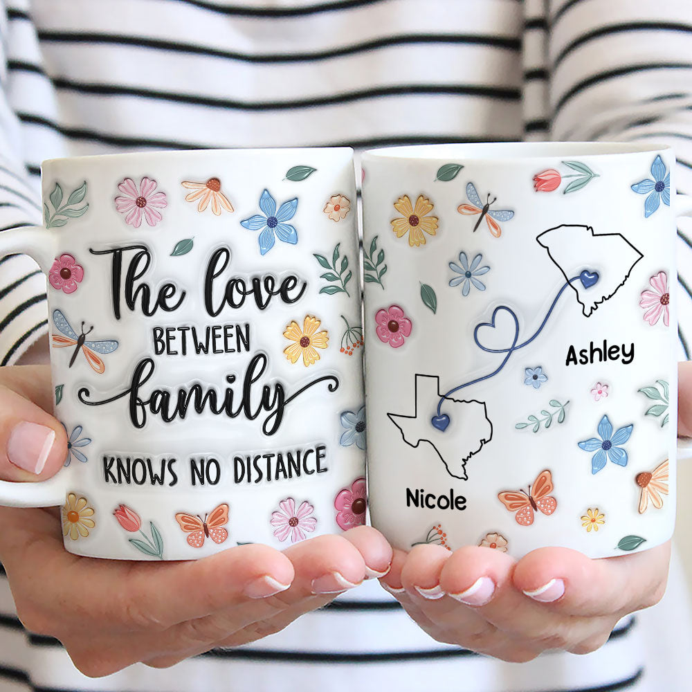 Custom Christmas & Birthday Keepsake Gift • Family Bonds Last Forever Strong - Personalized 3D Inflated Effect Mug