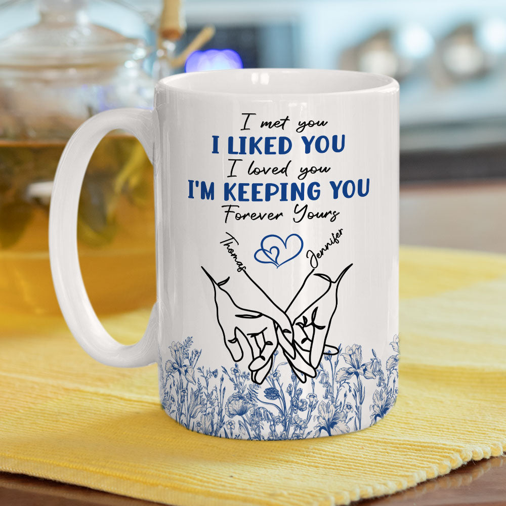 Custom Anniversary Keepsake Gifts For Couple • Love You - Personalized Coffee Mug