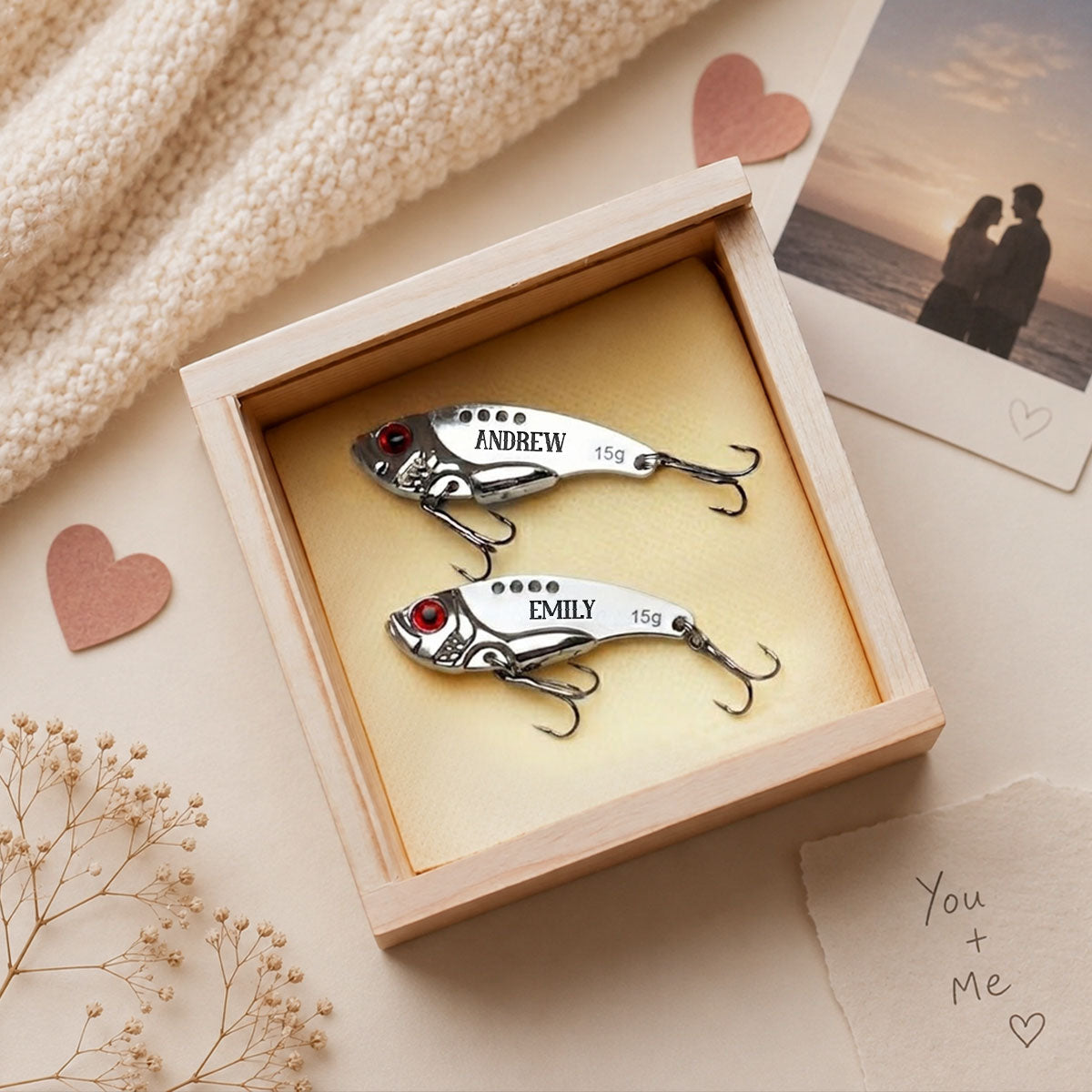 Hooked on You Forever - Personalized Fishing Lure