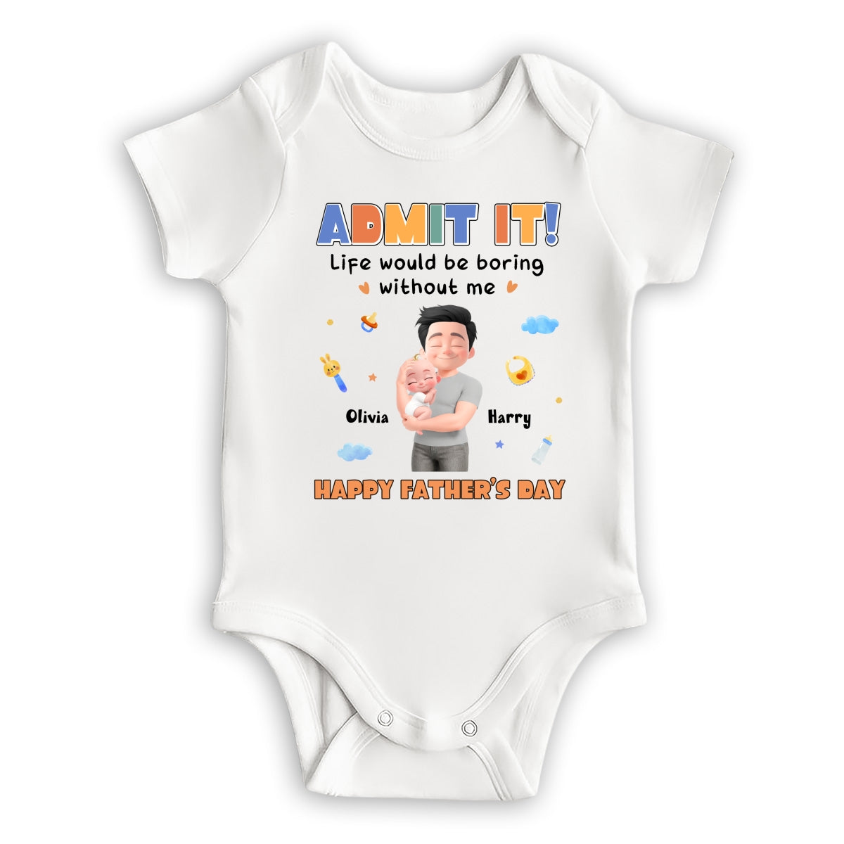 Admit It - Personalized Baby Onesie