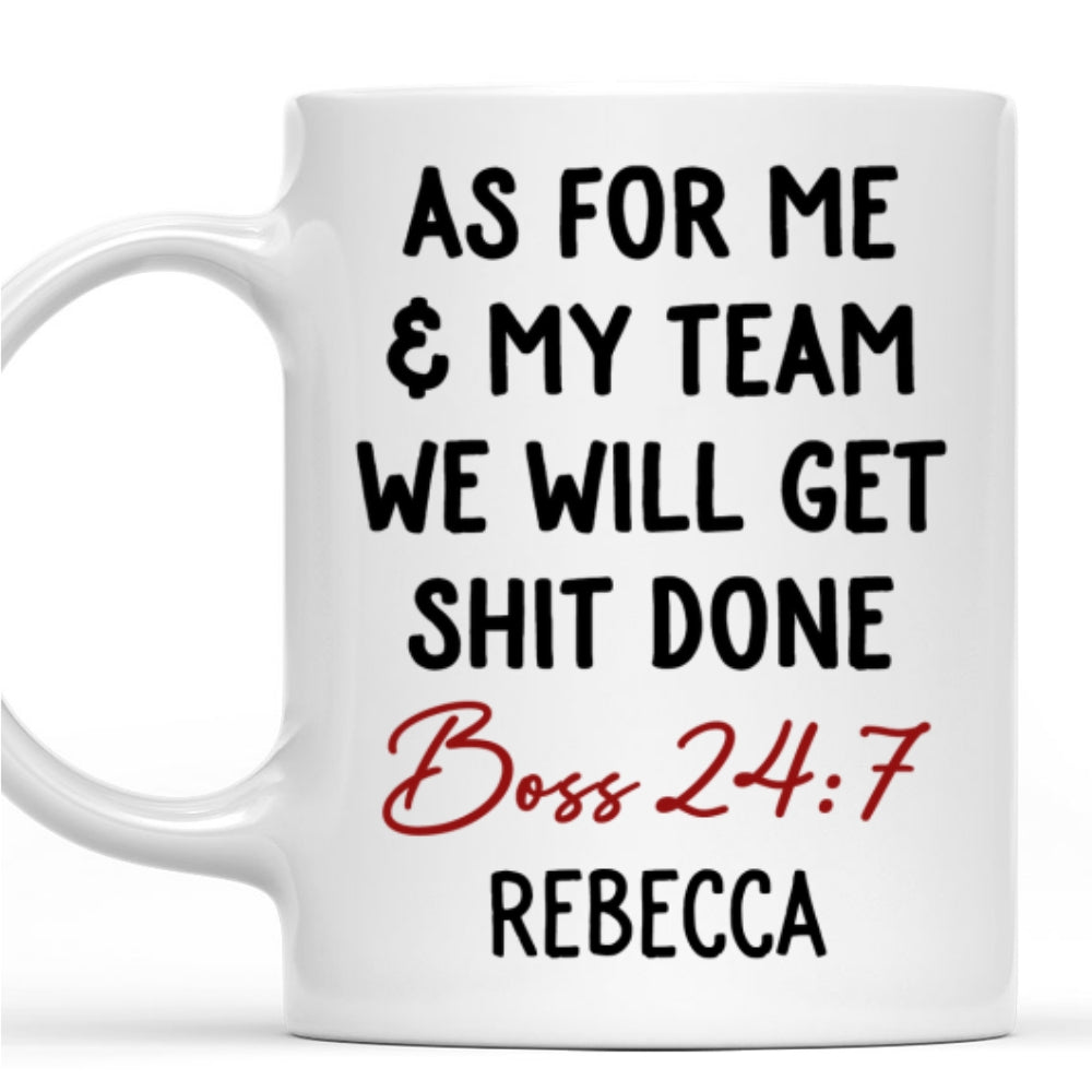 Custom Coworker, Christmas & Birthday Team Appreciation Gift • Team Of Legends In Action - Personalized Coffee Mug