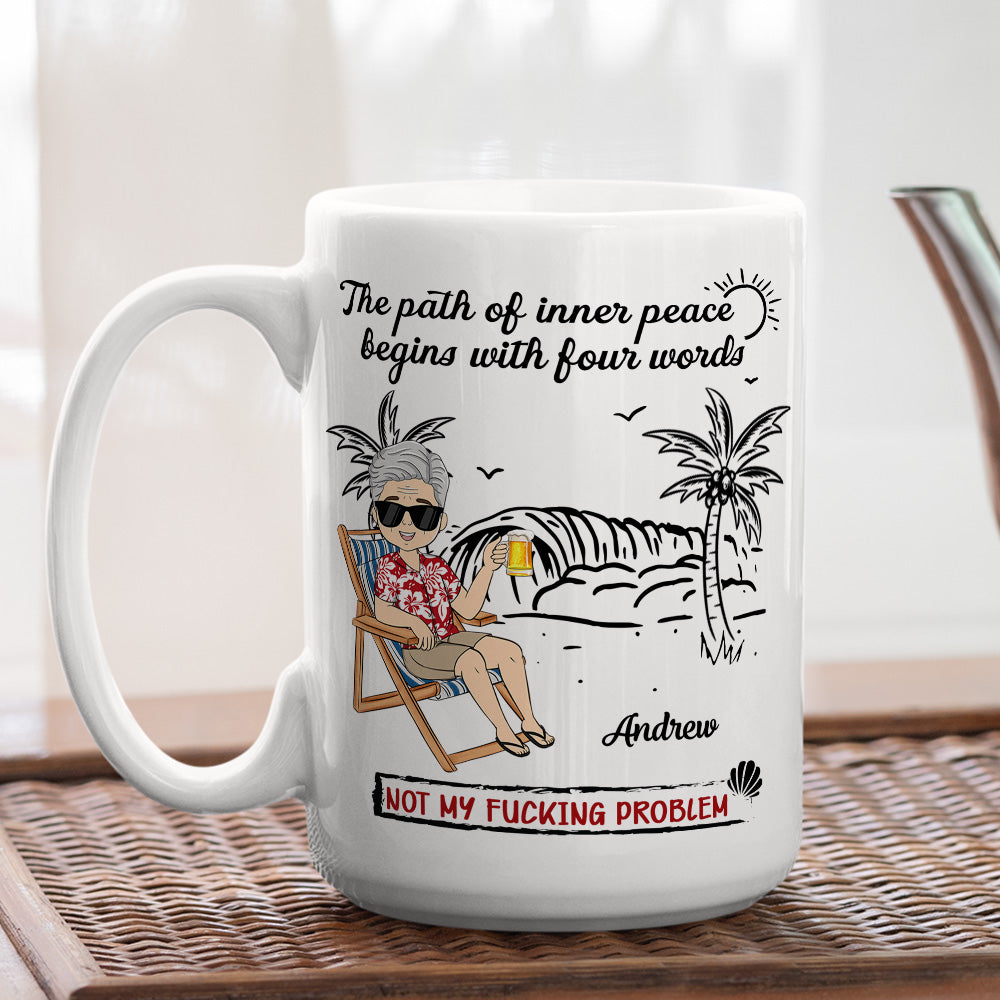 Custom Coworker, Christmas & Birthday Team Appreciation Gift • Relax Release And Walk Away- Personalized Coffee Mug