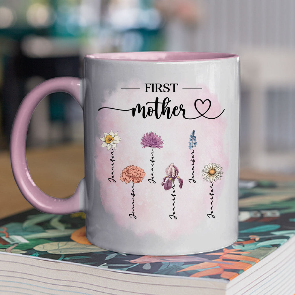 Custom Mother's Day Gift for Mom & Grandma • Love Mommy - Personalized Accent Mug