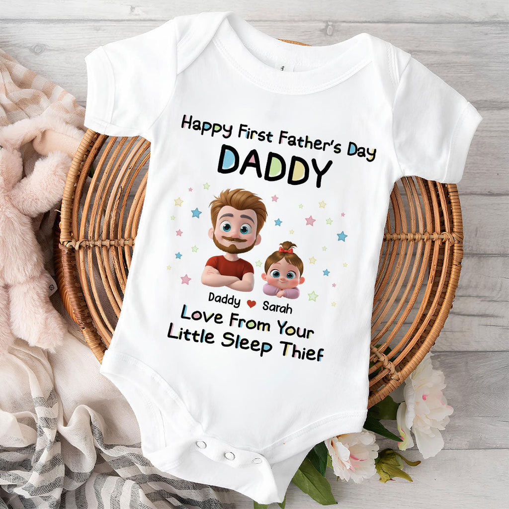 Little Sleep Thief - Personalized Baby Onesie