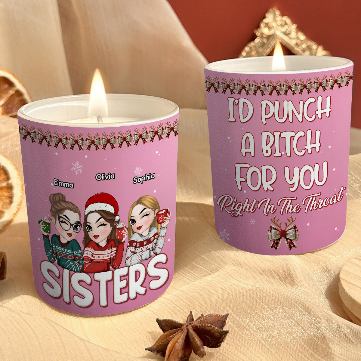 Punch Bitch 2024 - Personalized Candle