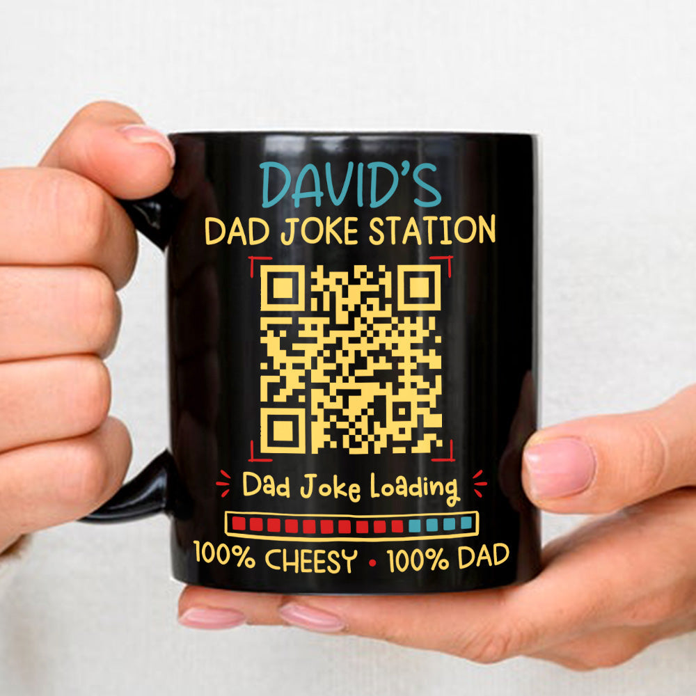 Custom Christmas & Birthday Gift for Dad • Cheesy Dad Joke - Personalized Coffee Mug