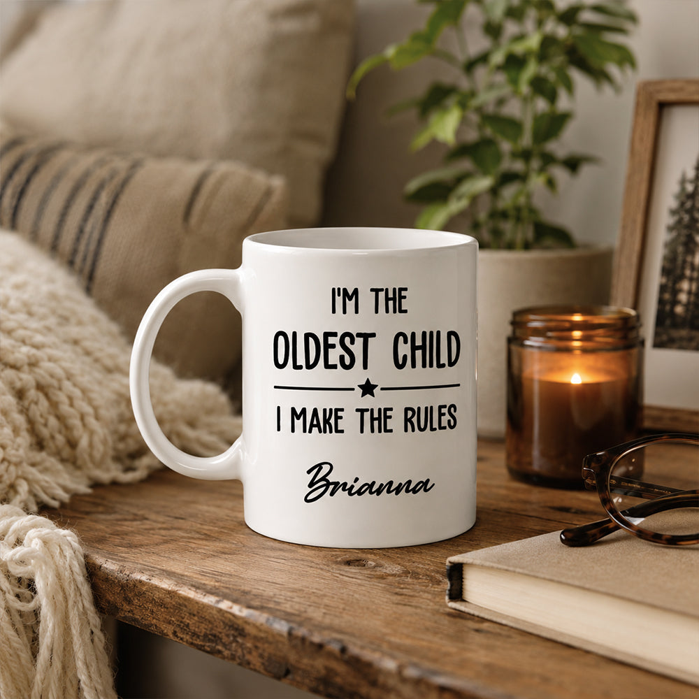 Custom Christmas & Birthday Gift for Brother & Sister • Everyone Has Their Own Rules - Personalized Coffee Mug