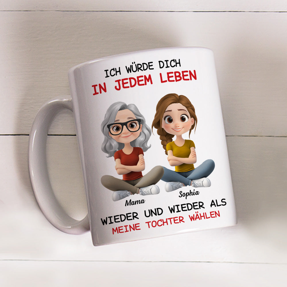 Custom Christmas & Birthday Gift for Daughter • Immer deine Wahl – Personalisierte Tasse