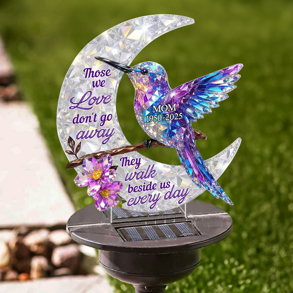 They Never Go Away - Personalized 3D Effect Solar Light