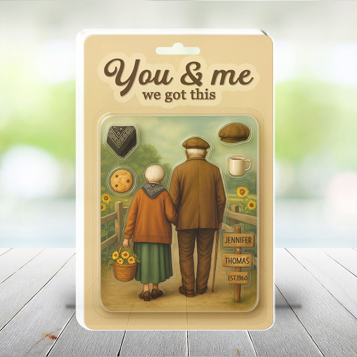 Custom Couple's Decor, Anniversary & Wedding Gift • You And Me We Got This - Personalized Acrylic Plaque