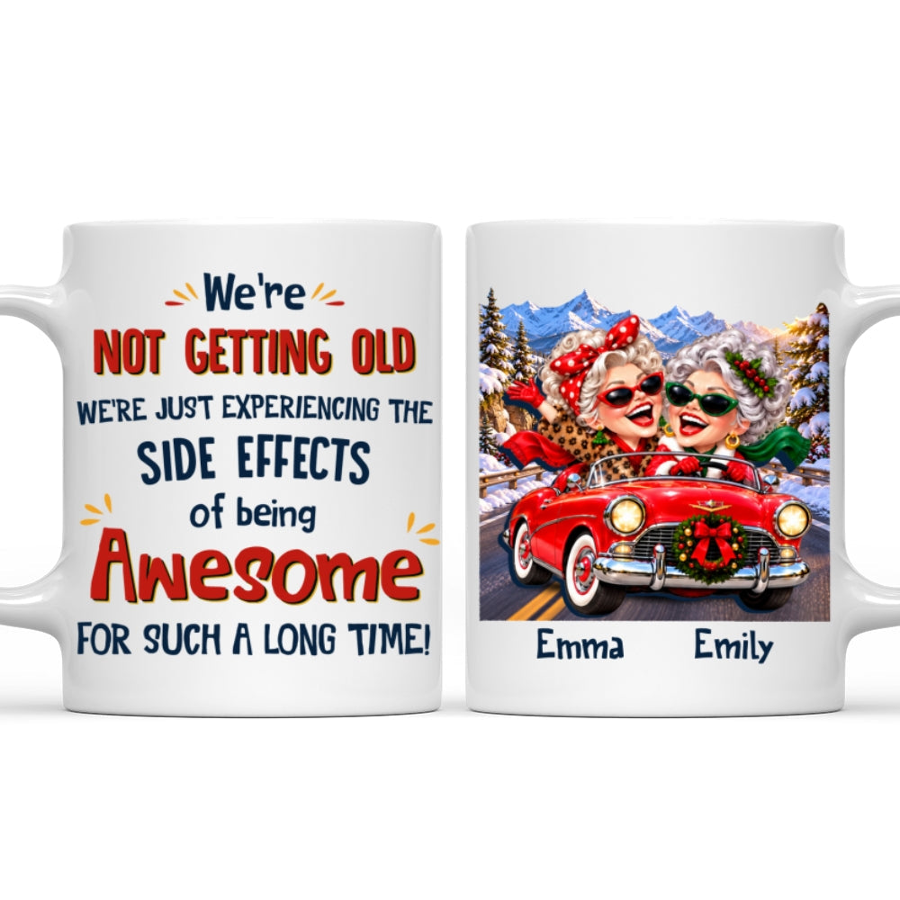 Custom Best Friend, Christmas & Birthday Friendship Keepsake Gift • Side Effects Of Awesome - Personalized Coffee Mug