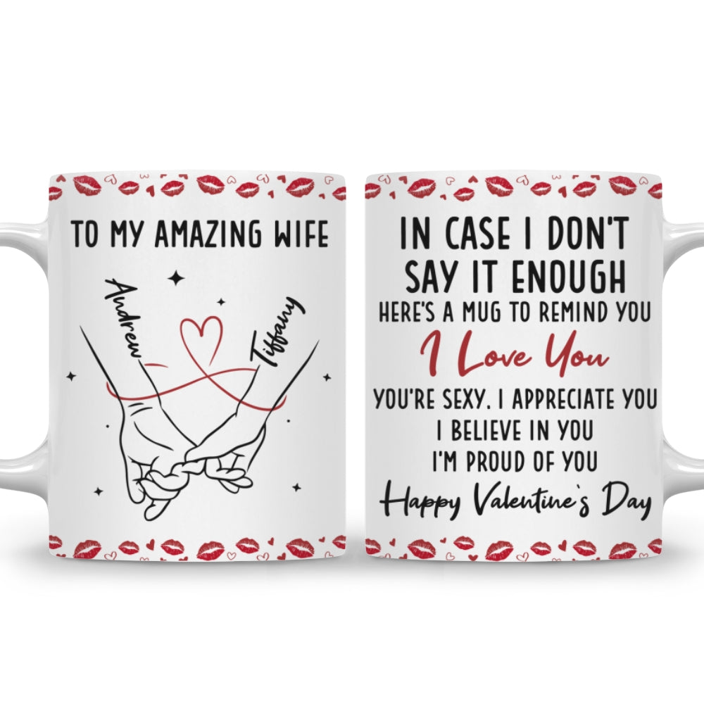 Custom Anniversary Keepsake Gifts For Couple • You And Me We Got This Valentine - Personalized Coffee Mug
