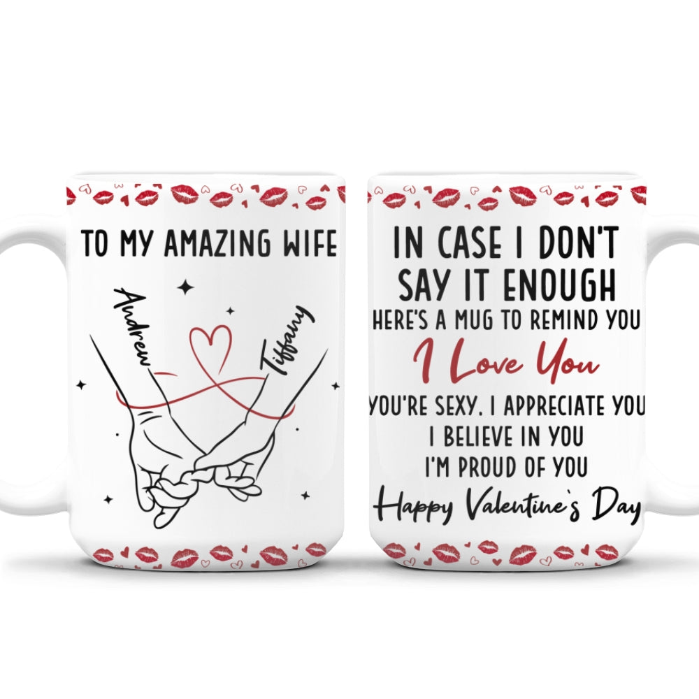 Custom Anniversary Keepsake Gifts For Couple • You And Me We Got This Valentine - Personalized Coffee Mug
