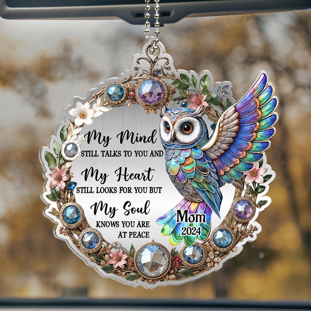 Owl My Mind My Heart My Soul - Personalized Car Ornament