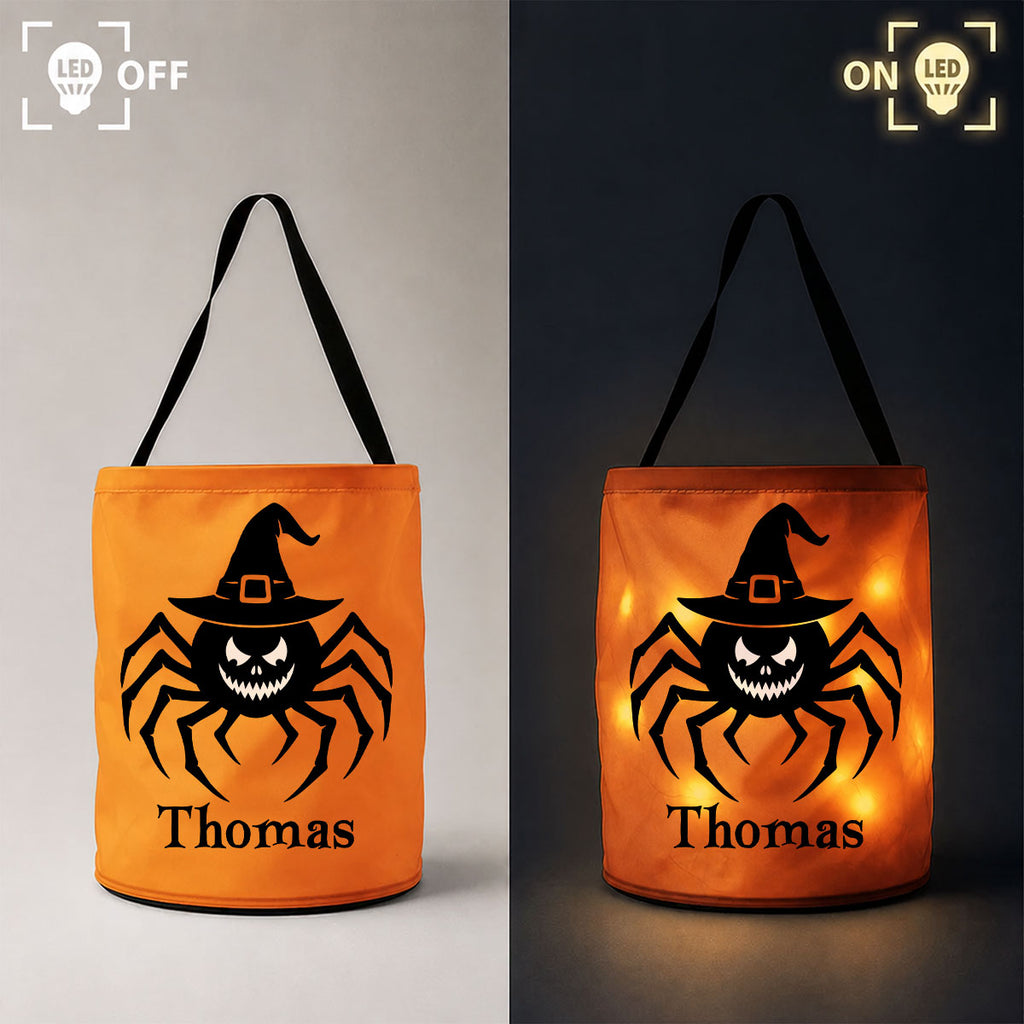 Halloween Mascot - Personalized Light Up Basket