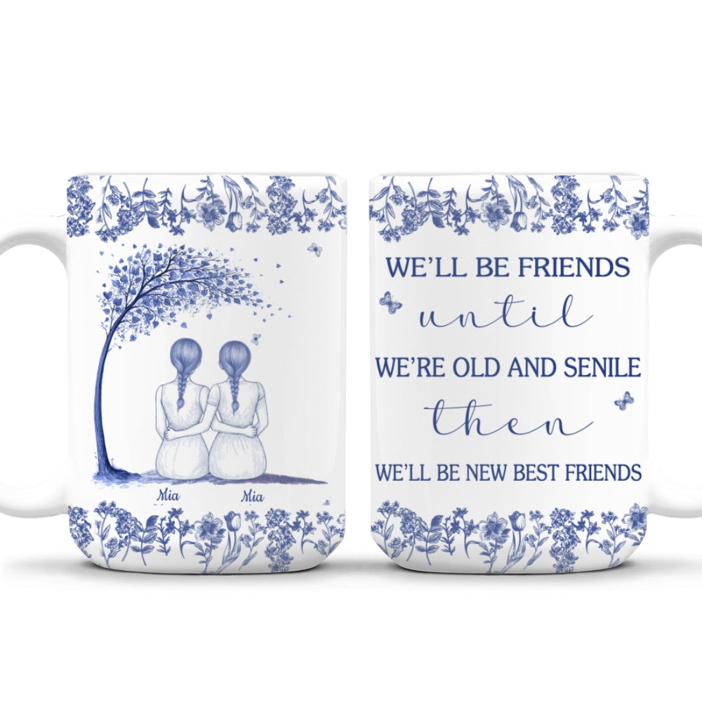 Custom Christmas & Birthday Keepsake Gift • Friendship For A Lifetime - Personalized Coffee Mug