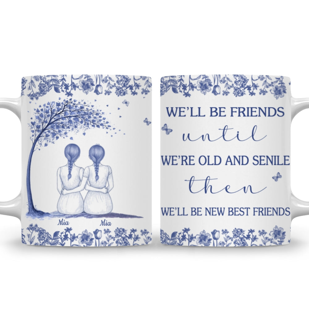 Custom Christmas & Birthday Keepsake Gift • Friendship For A Lifetime - Personalized Coffee Mug