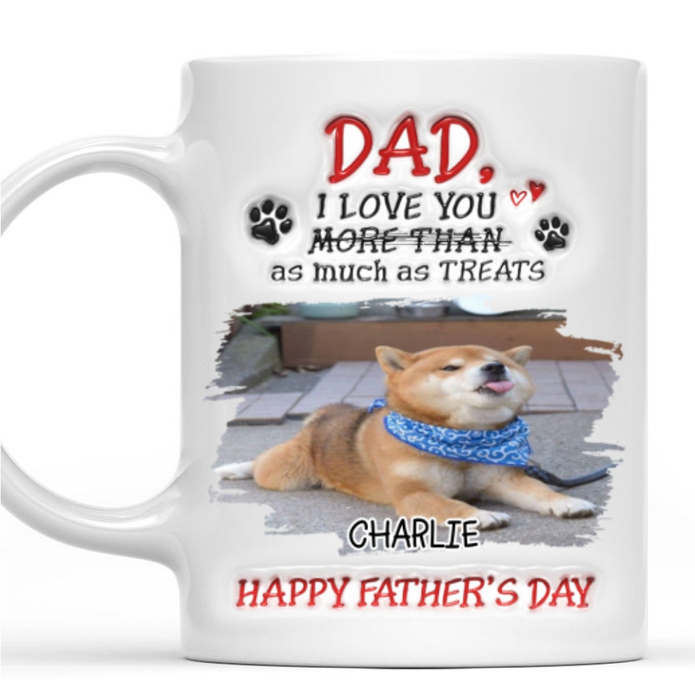 Custom Photo Christmas & Birthday Keepsake Gift • More Than Photo - Personalized 3D Inflated Effect Mug