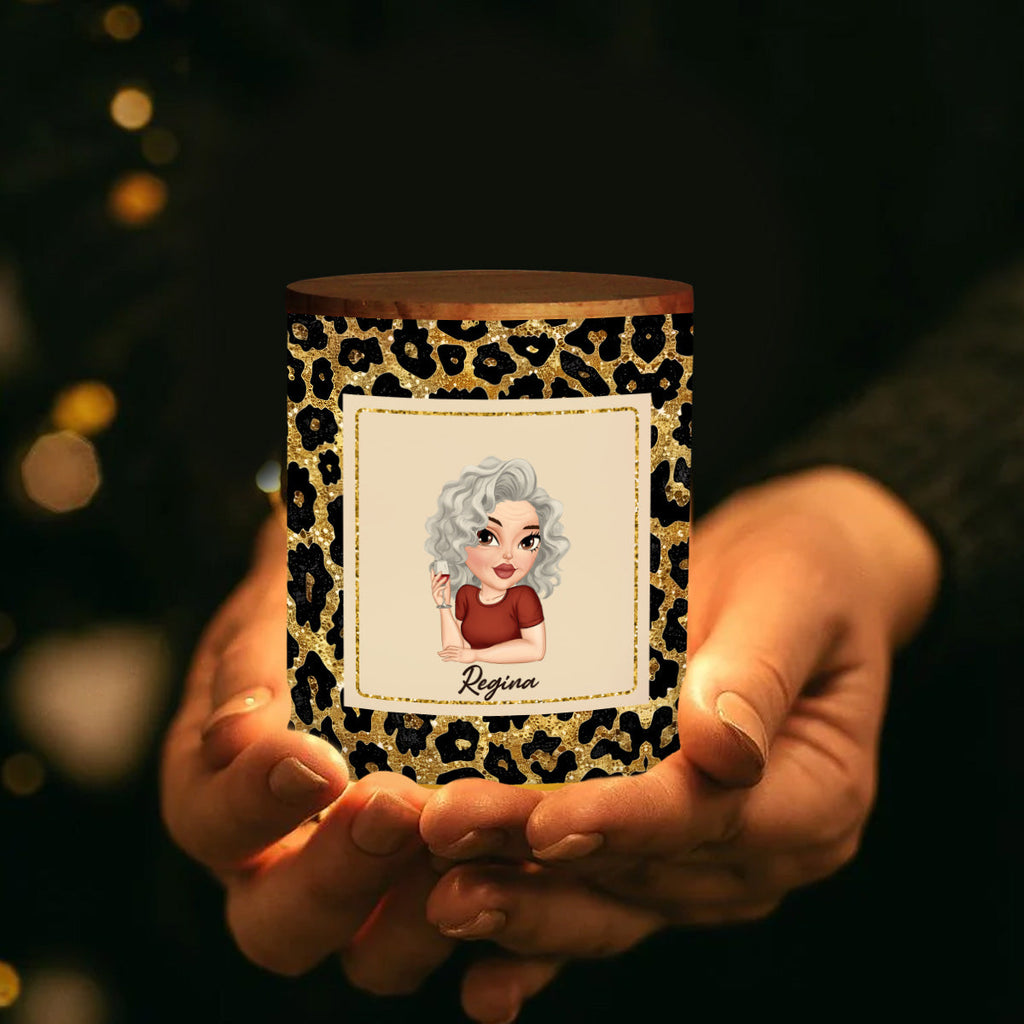 Mom Last Nerve - Personalized Glass Jar With LED Candle