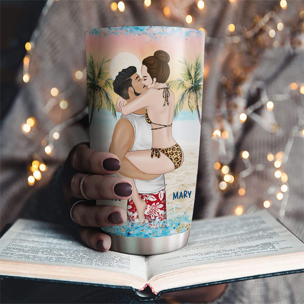 To The Beach - Personalized Tumbler