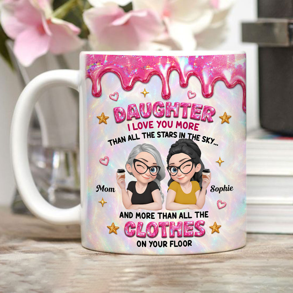 Custom Christmas & Birthday Gift for Daughter • Endless Love For My Daughter - Personalized Coffee Mug