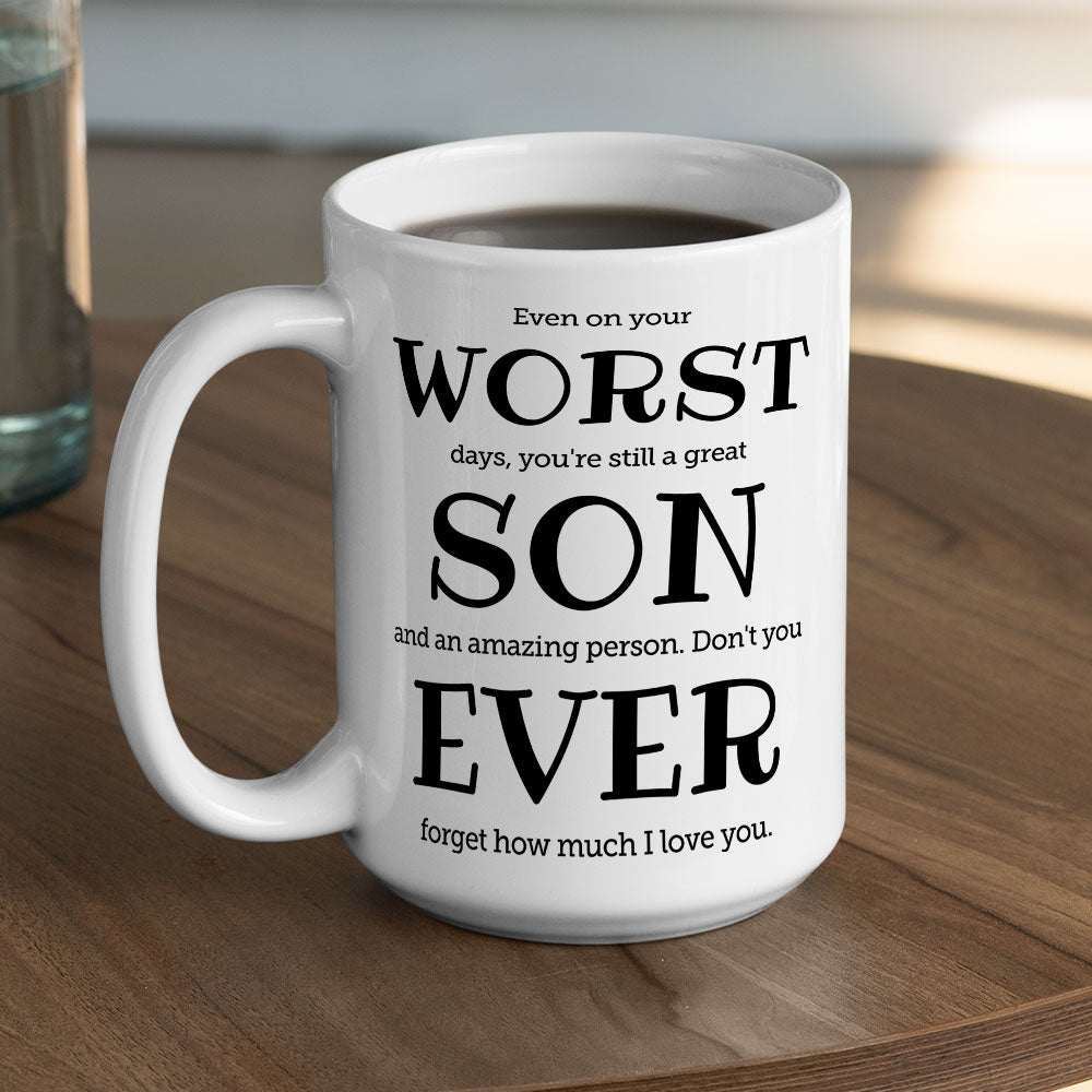Custom Christmas & Birthday Gift for Son • My Best Child - Personalized Coffee Mug