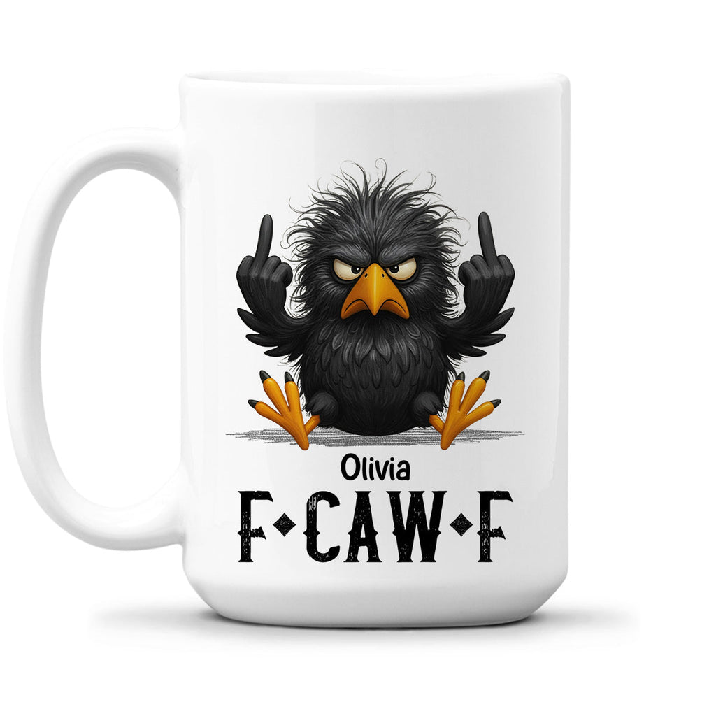 Custom Coworker, Christmas & Birthday Team Appreciation Gift • FCAWF Crow - Personalized Coffee Mug