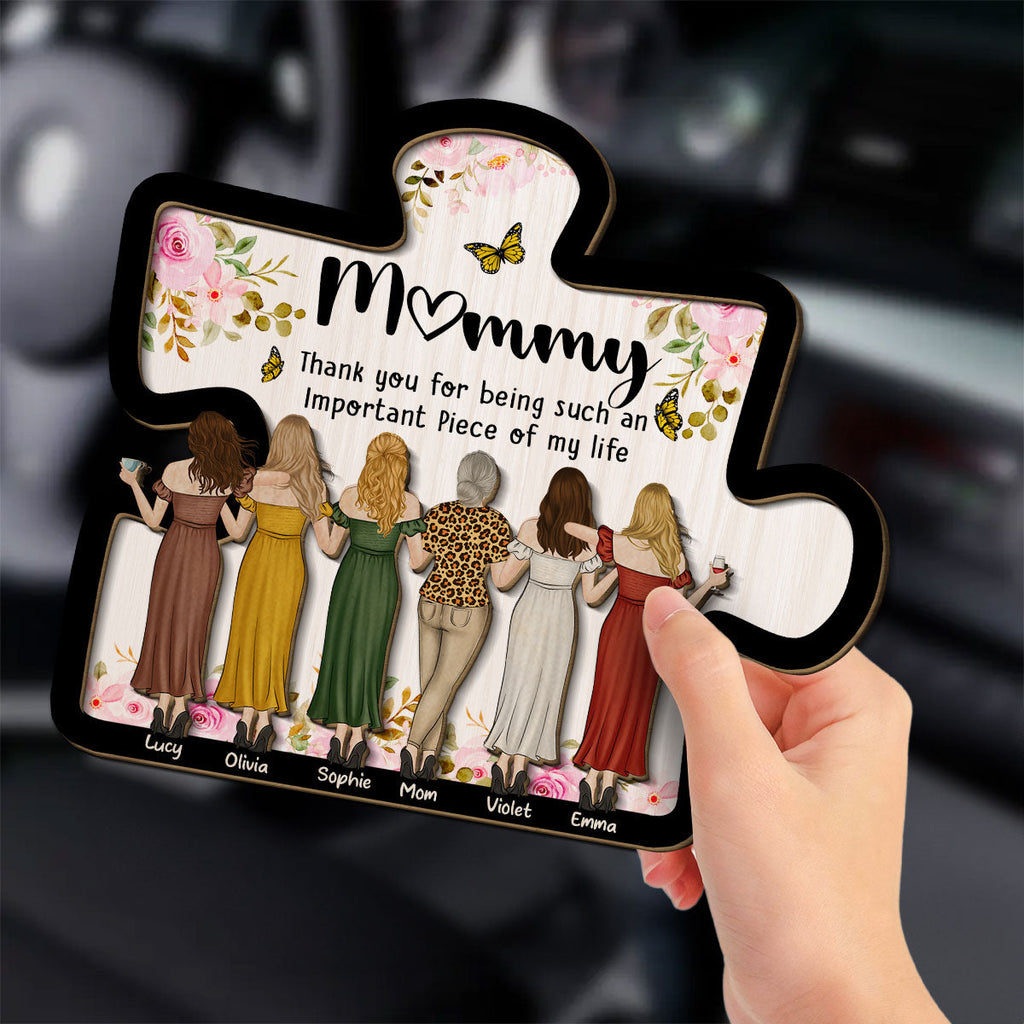Important Piece - Personalized Car Visor Clip