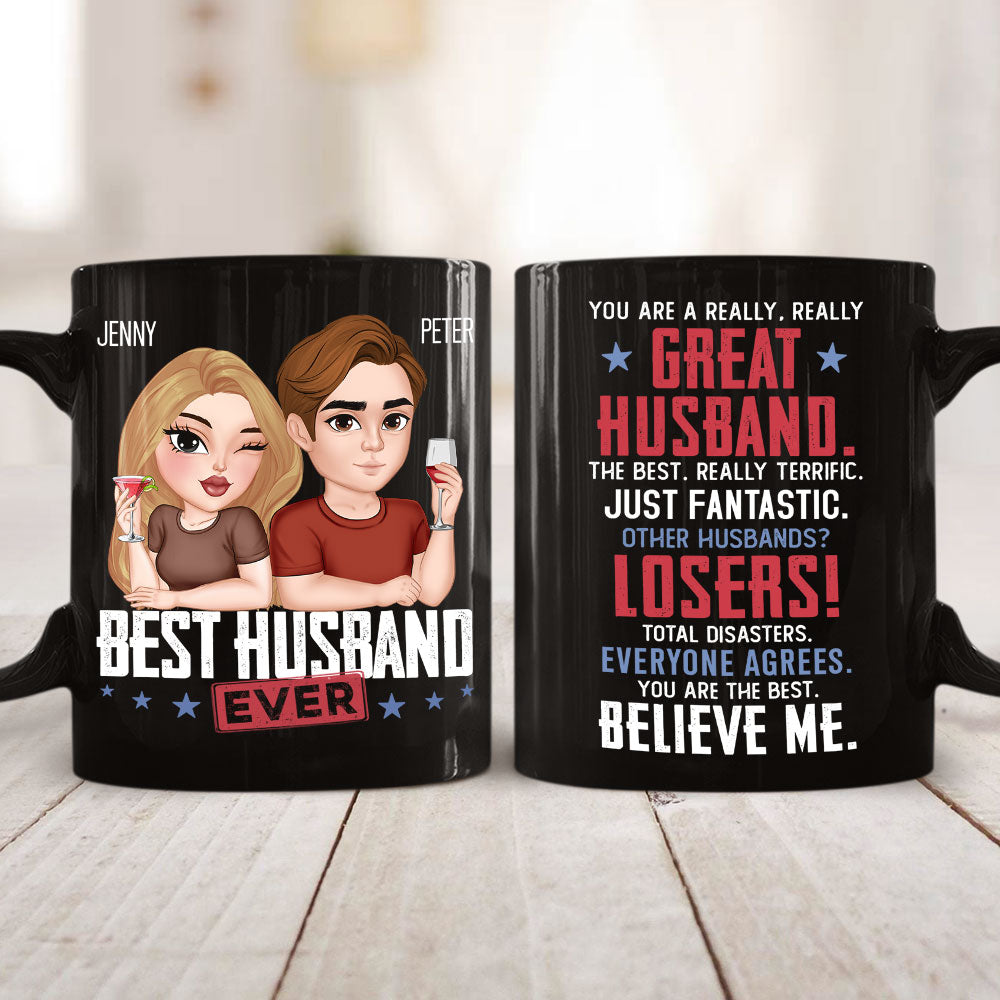 Custom Anniversary Keepsake Gifts For Couple • You Are A Really Really Great Husband - Personalized Coffee Mug