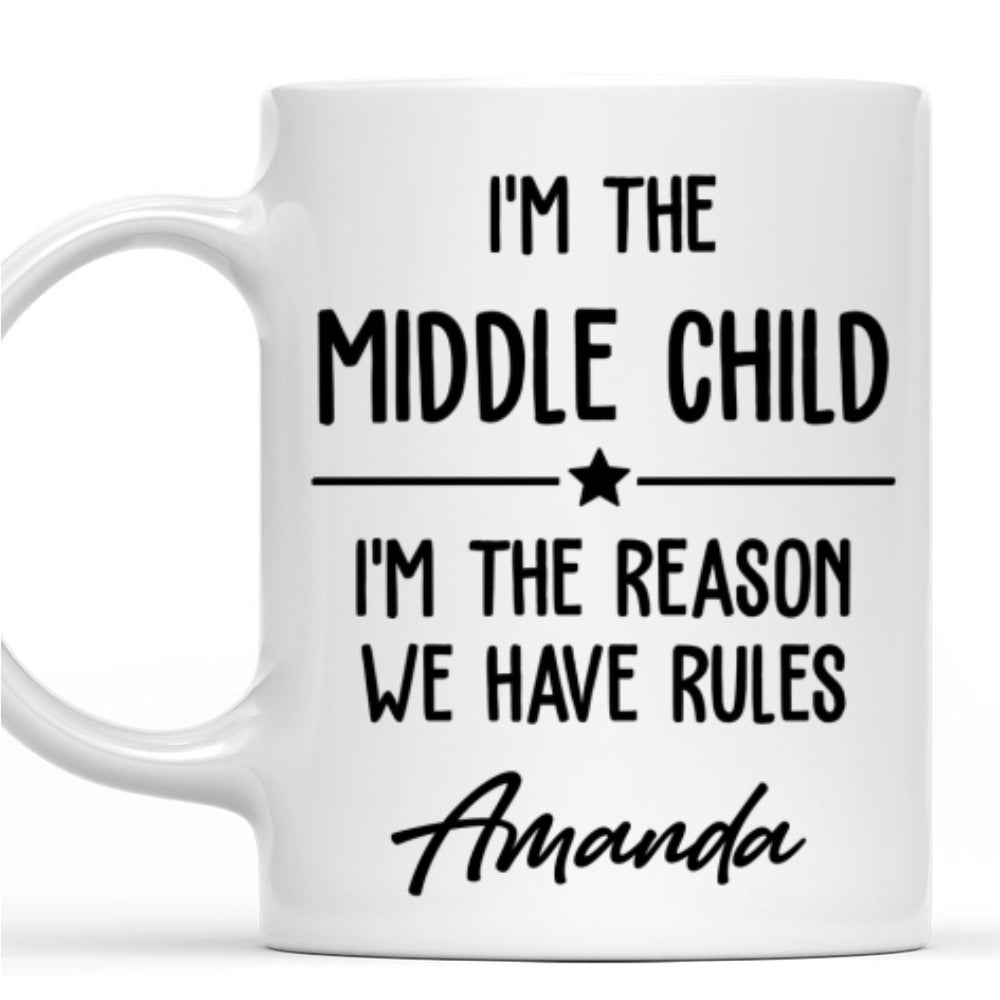 Custom Christmas & Birthday Gift for Brother & Sister • Everyone Has Their Own Rules - Personalized Coffee Mug