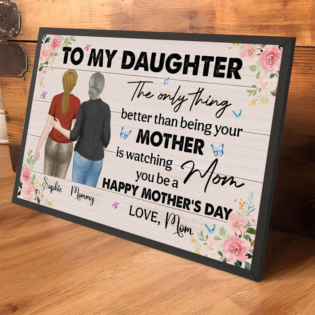 To My Daughter - Personalized Poster