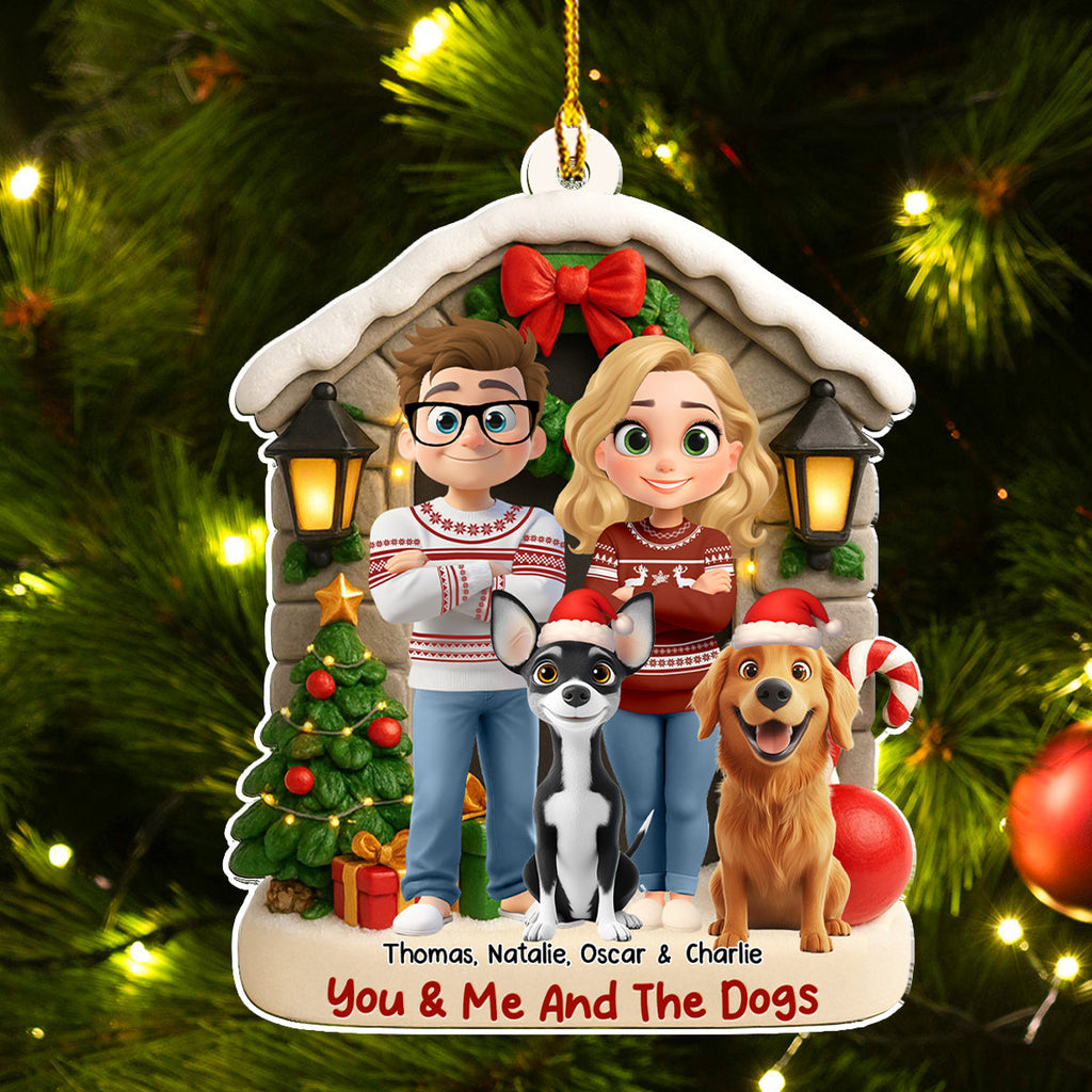 Custom Keepsake Christmas Ornament •  Bond Of Love - Personalized 3D Effect Acrylic Ornament