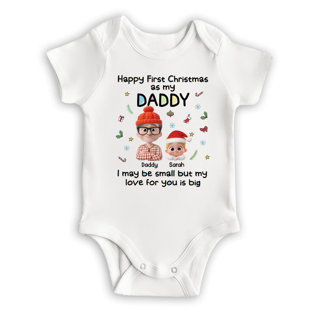 First Christmas With Baby - Personalized Baby Onesie