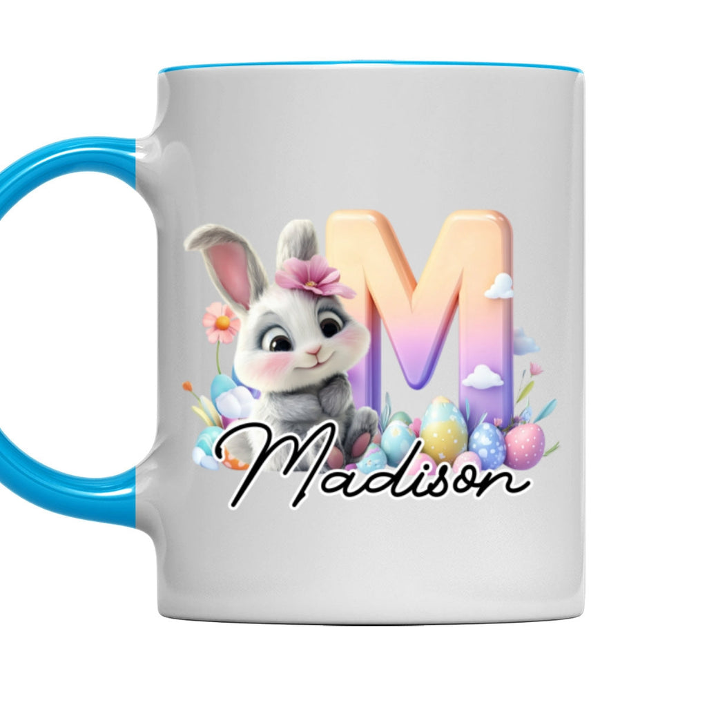 Custom Christmas & Birthday Keepsake Gift • Lovely Bunny Kid - Personalized Accent Mug