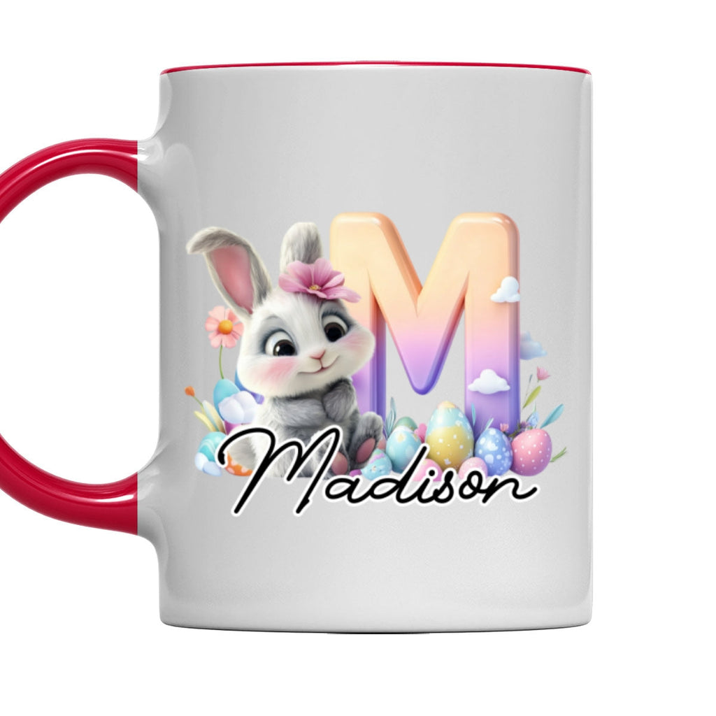 Custom Christmas & Birthday Keepsake Gift • Lovely Bunny Kid - Personalized Accent Mug