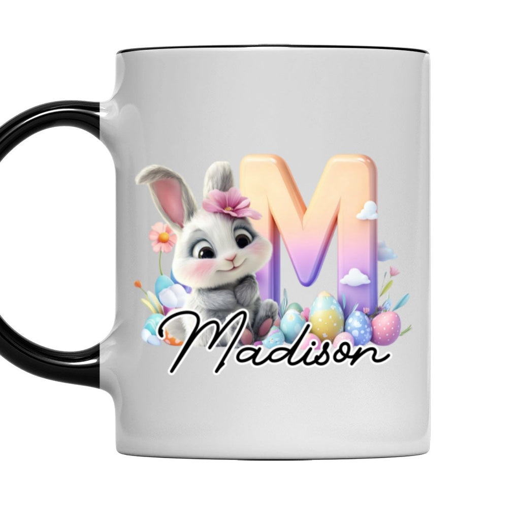 Custom Christmas & Birthday Keepsake Gift • Lovely Bunny Kid - Personalized Accent Mug