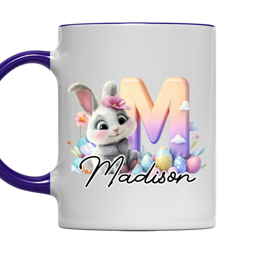 Custom Christmas & Birthday Keepsake Gift • Lovely Bunny Kid - Personalized Accent Mug