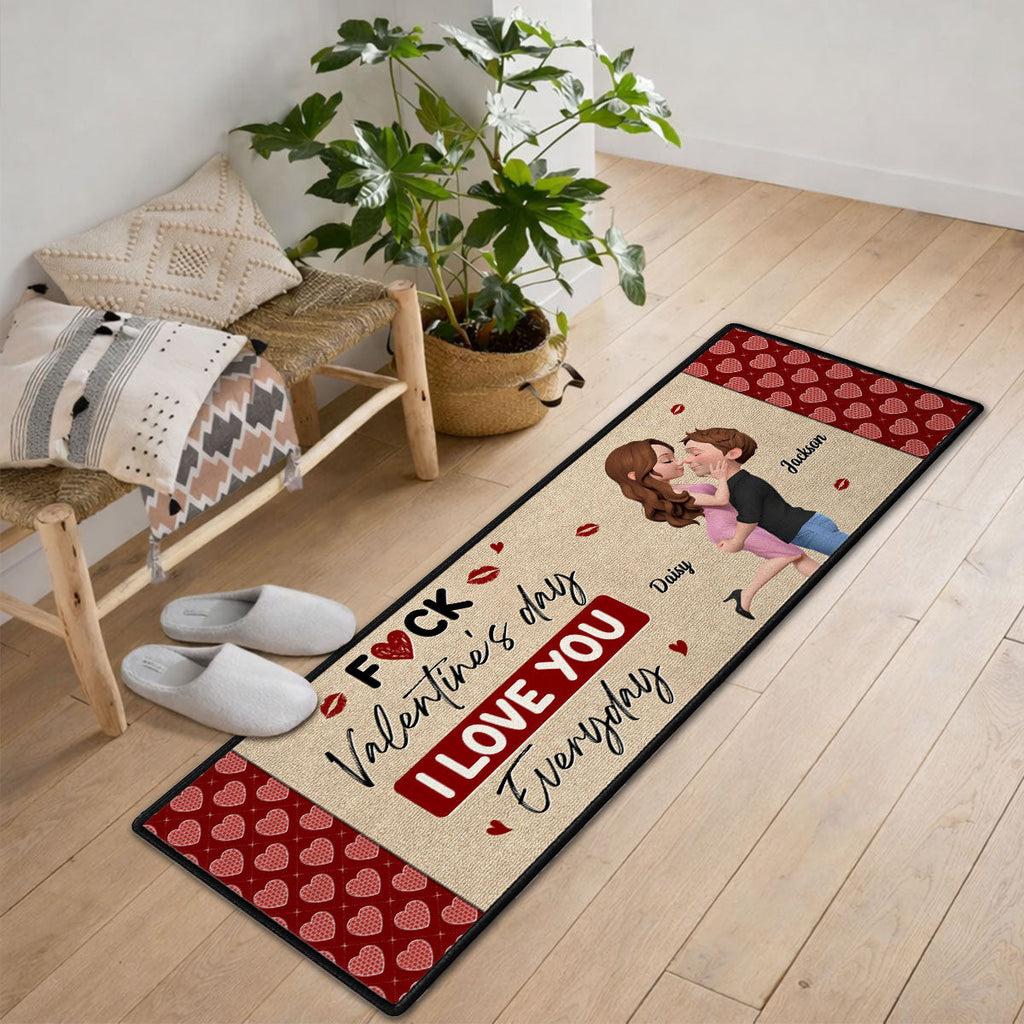 Custom Couple Rug, Anniversary Housewarming Gift For Wife Husband • Custom Couple Rug, Anniversary Housewarming Gift For Wife Husband • Endless Love - Personalized Runner Rug