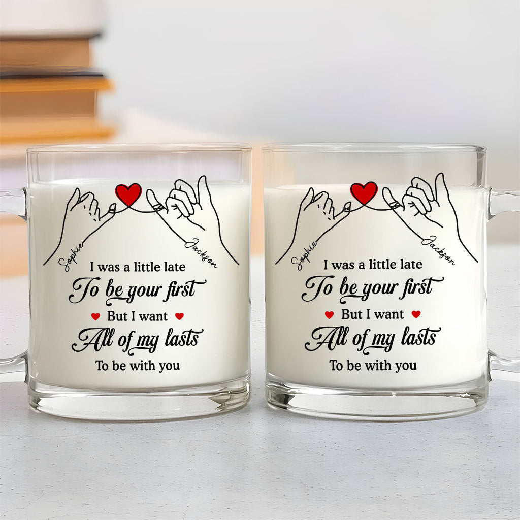 Custom Anniversary Keepsake Gifts For Couple • I Love You Forever - Personalized Glass Mug