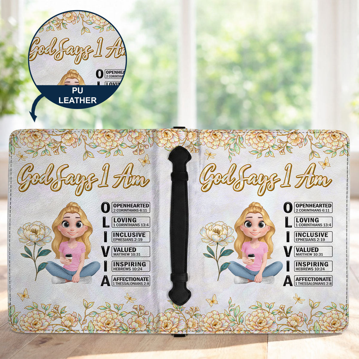 God Says I Am - Personalized Bible Cover