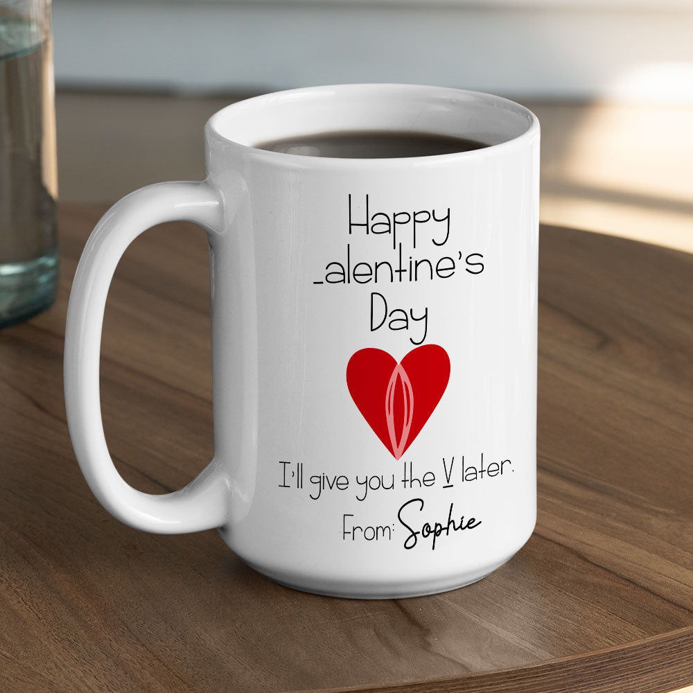 Custom Christmas & Birthday Keepsake Gift • My V - Personalized Coffee Mug